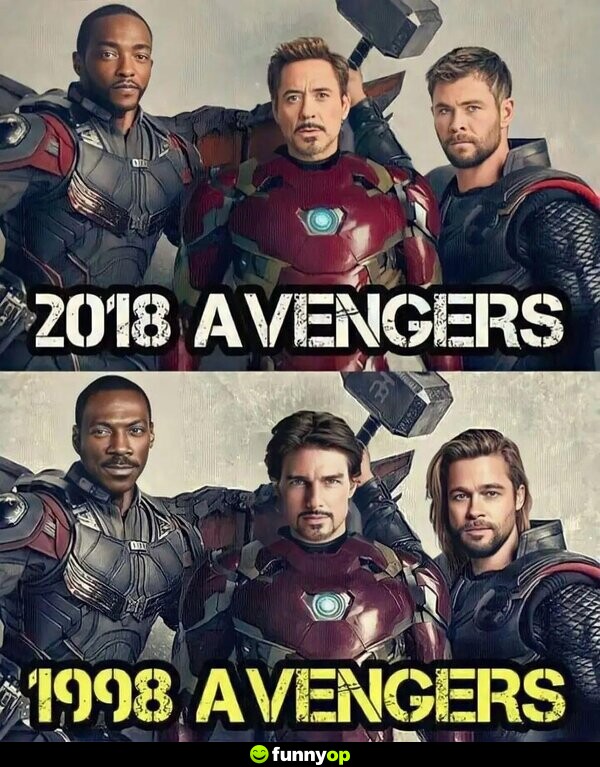 2018 Avengers vs 1998 Avengers