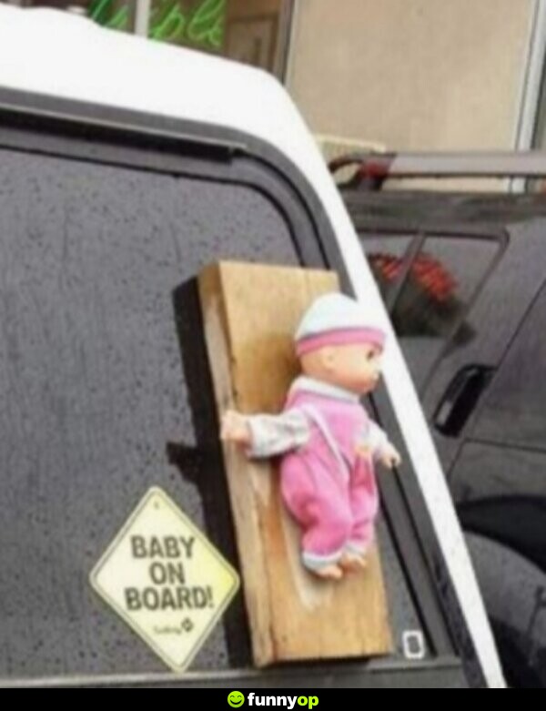 Baby on board.