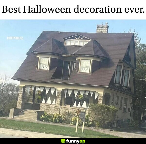 Best Halloween decoration ever.
