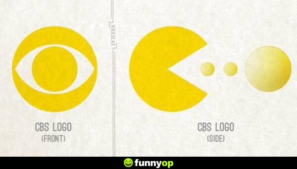 Cbs logo front cbs logo side.