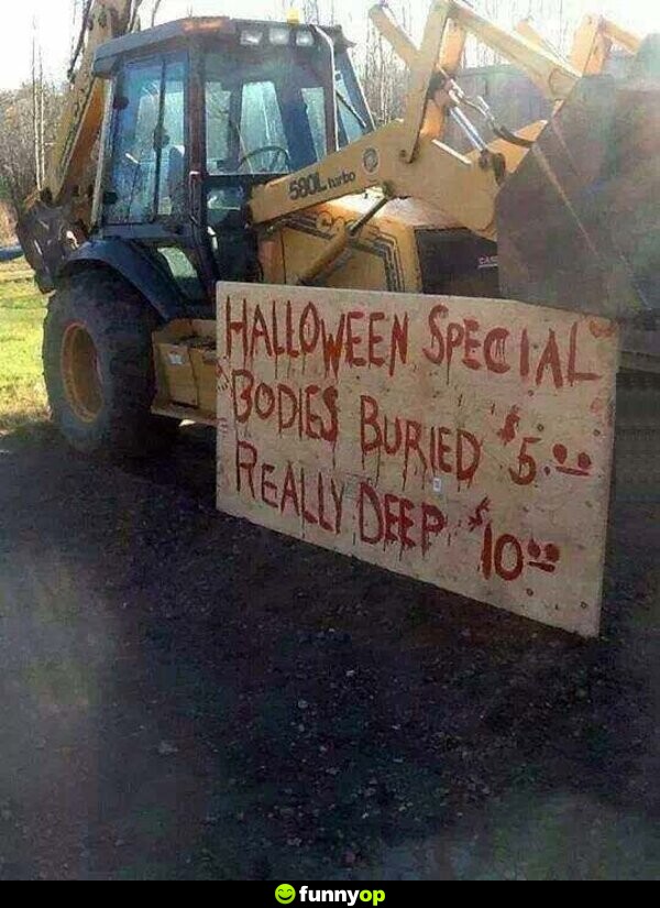 Halloween special bodies buried  really deep 