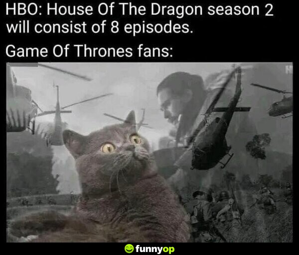 HBO: House of the Dragon season 2 will consist of 8 episodes. Game of Thrones fans: