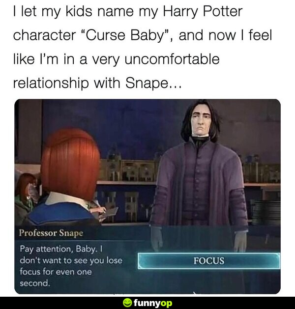 I let my kids name my Harry Potter character 