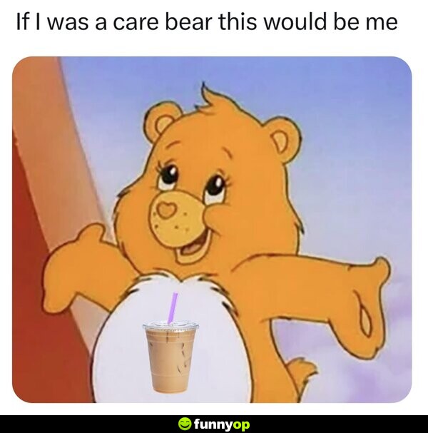 If I was a care bear this would be me: