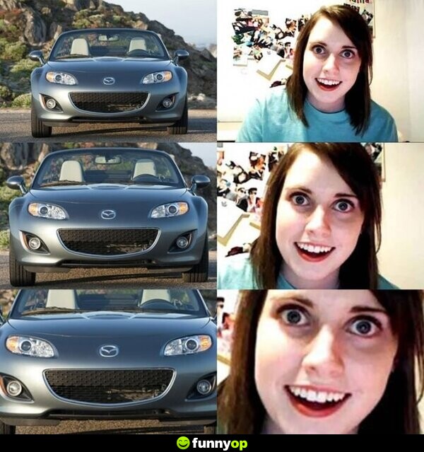 Overly attached car vs overly attached girlfriend.