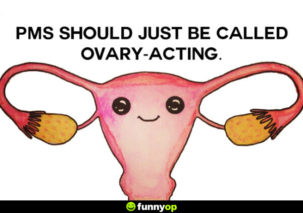 Pms should just be called ovary-acting.