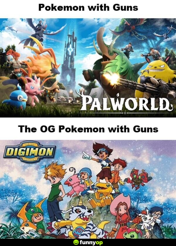 Pokemon with g***: Palworld The OG Pokemon with g***: Digimon