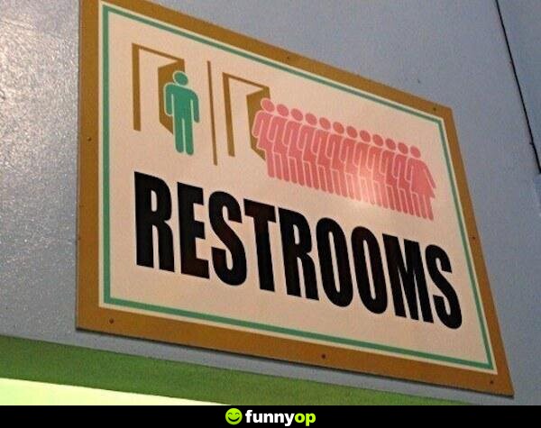 Restrooms.