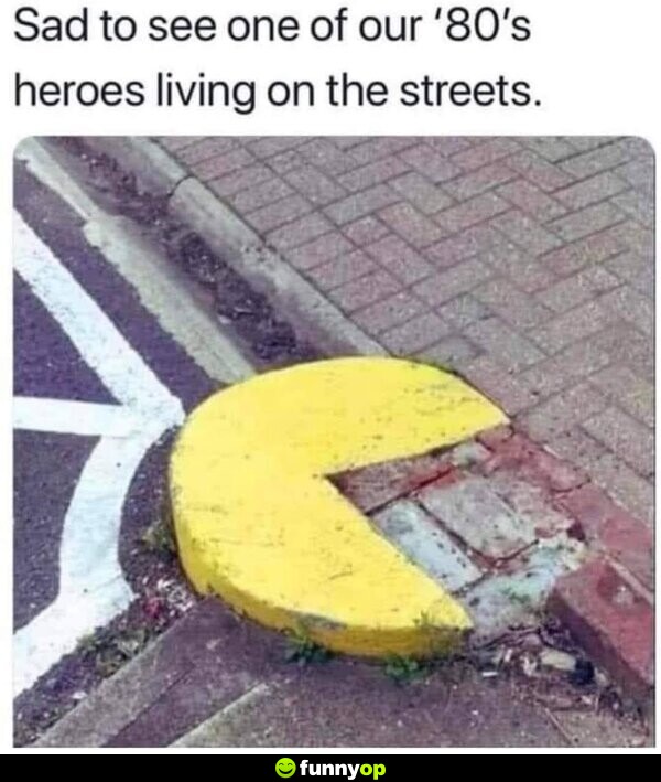 Sad to see one of our '80's heroes living on the streets.