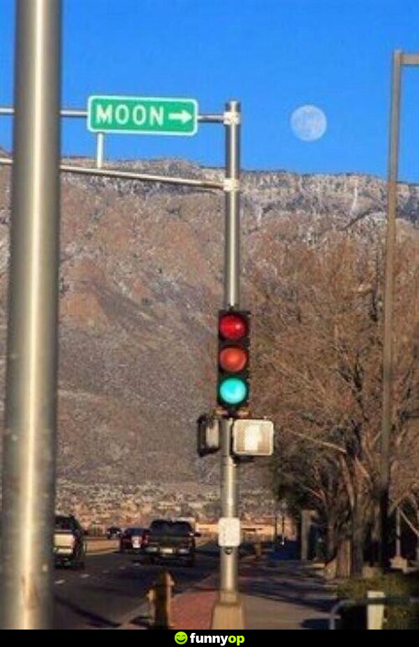 SIGN: Moon. *points to moon*