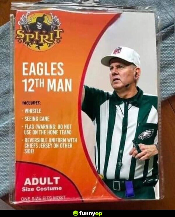 Spirit: Eagles 12th Man costume