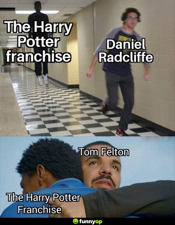 The Harry Potter franchise and Daniel Radcliffe The Harry Potter Franchise and Tom Felton