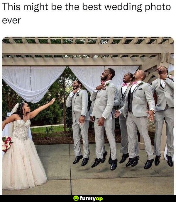 This might be the best wedding photo ever
