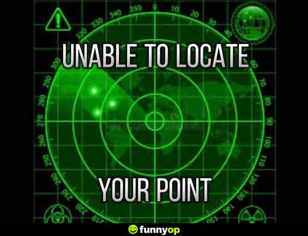 Unable to locate your point