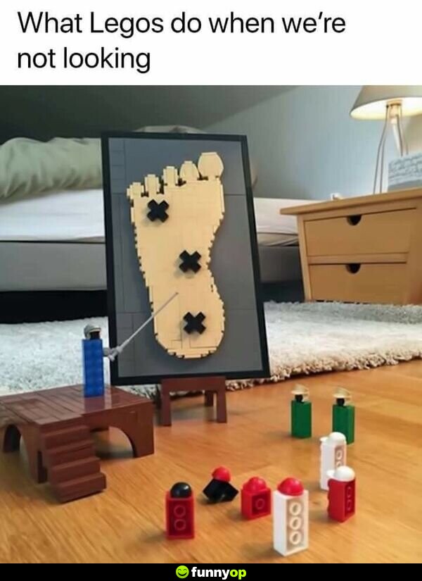 What legos do when we're not looking.