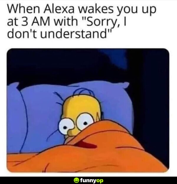 When Alexa wakes you up at 3am with 