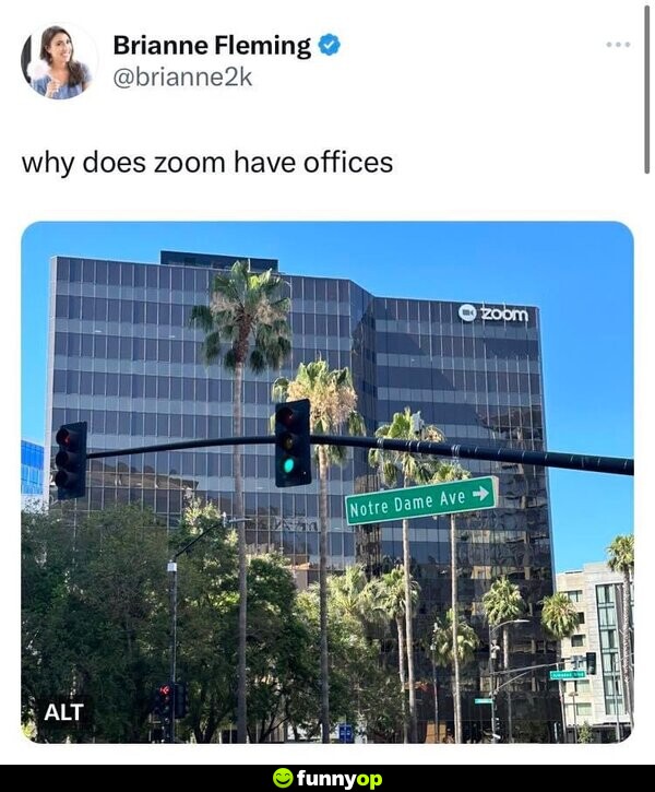 Why does Zoom have offices?